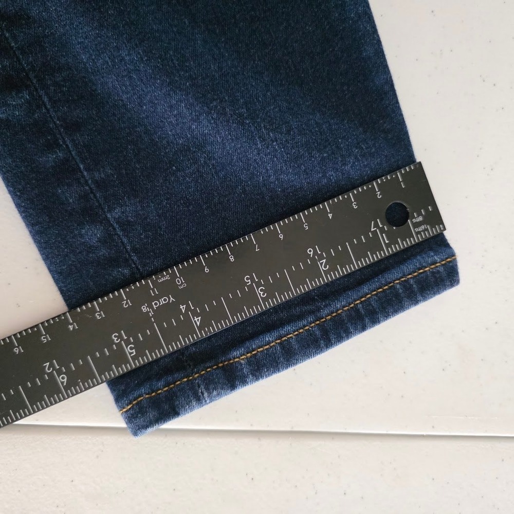 LOFT Curvy Skinny High Rise Dark Wash Jeans Women's Size 29/ 8 Casual Classic - Picture 11 of 11